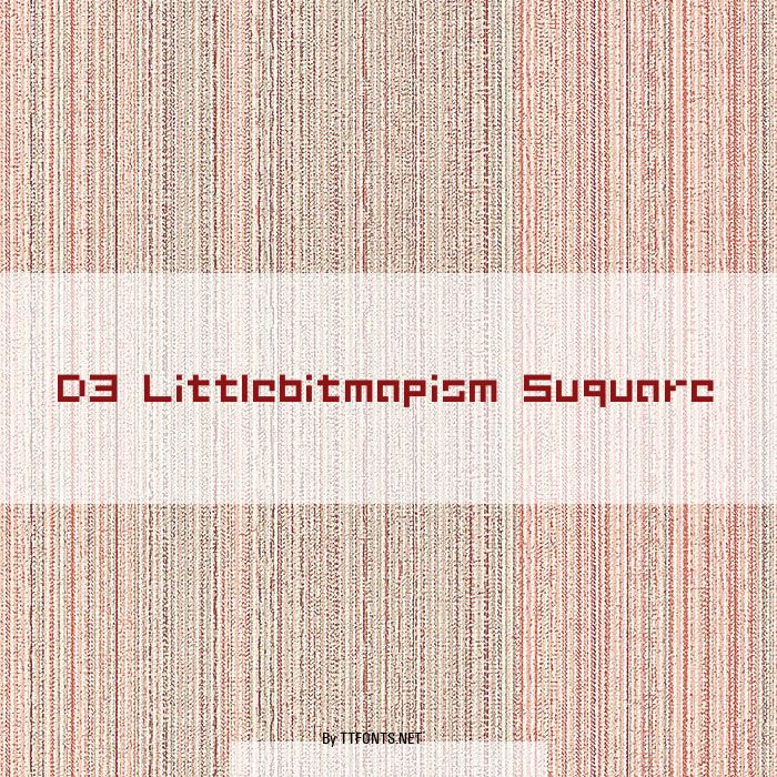 D3 Littlebitmapism Suquare example